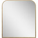Calabasas 40 X 36 inch Rustic Oak Wall Mirror
